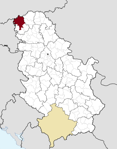ملف:Municipalities of Serbia Sombor.png