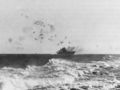 The aircraft carrier يوإس‌إس Enterprise (CV-6) under aerial attack during the Battle of the Eastern Solomons