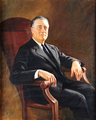 الرئيس الثاني والثلاثون للولايات المتحدة فرانكلين دي روزفلت (AB, 1903)[119]
