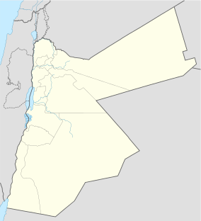 Map showing the location of محمية ضانا للمحيط الحيوي Dana Biosphere Reserve
