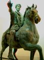 3D Image of Marcus Aurelius' equestrian statue
