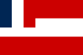 Flag of Tahiti under the Protectorate of France (1842–1880)