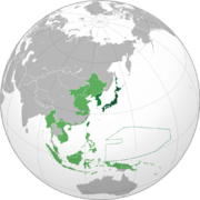 Empire of Japan (1868–1947 CE), including occupied and colonized territories across East Asia and Southeast Asia.
