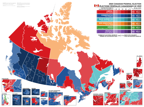 Canada Election 2025 Results Map.svg