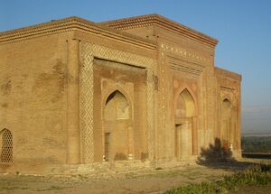 12th century Karakhanid mausoleum in Uzgen