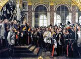 Proclamation of the Second German Empire in 1871 by Anton von Werner
