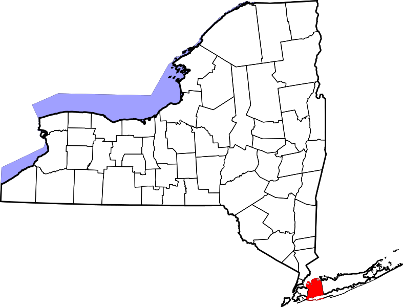 ملف:Map of New York highlighting Nassau County.svg