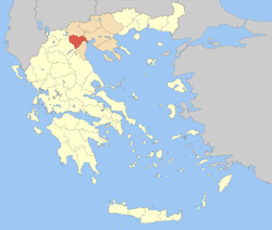 Imathia within Greece