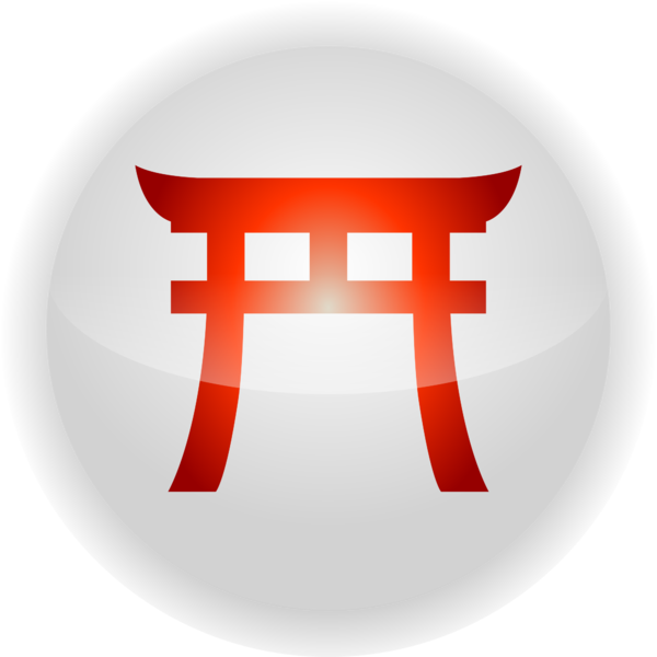 ملف:Shinto torii icon vermillion.png