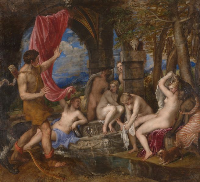 ملف:Titian - Diana and Actaeon - 1556-1559.jpg