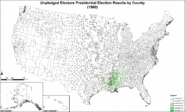 Unpledged electors presidential election results by county