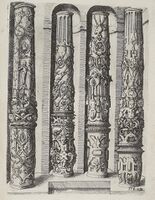 Composite order columns from Wendel Dietterlin's Architectura (1593–94).