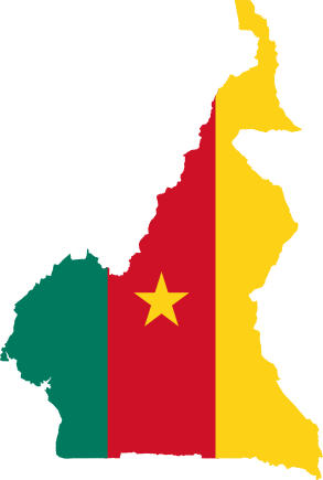 ملف:Flag-map of Cameroon.svg