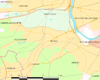 Map of the commune
