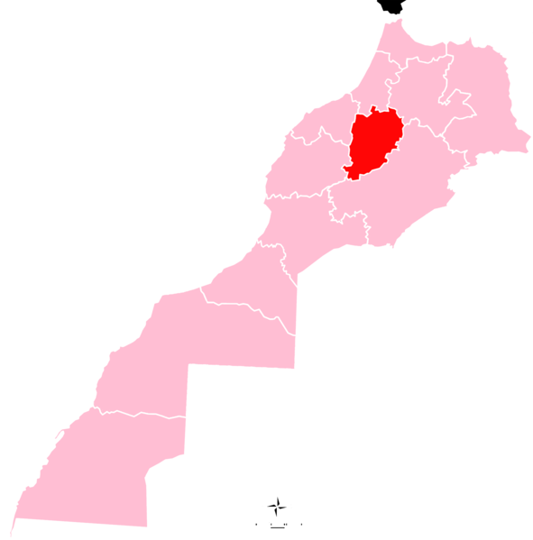 ملف:Béni Mellal-Khénifra region locator map.svg