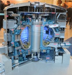 Small-scale model of ITER