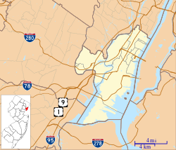 وست نيويورك is located in Hudson County, New Jersey
