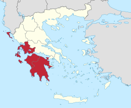 Peloponnisos Dytiki Ellada ke Ionia Nisia in Greece.svg