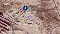 صور من گوگل إيرث توضح التوسع في بناء معسكرات الاعتقال في ناحية قرة قاش، فبراير 2020.