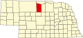 State map highlighting Brown County