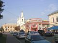 The Kontraktova Square of the Podil raion.