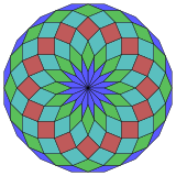 16-gon rhombic dissection-size2.svg