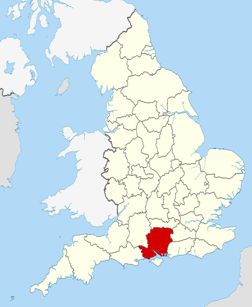 ملف:Hampshire UK locator map 2010.svg