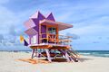 Lifeguard stand in South Beach