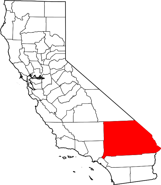 ملف:Map of California highlighting San Bernardino County.svg