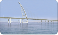 جسر الشيخ جابر الأحمد الصباح .