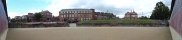 Chester Roman Amphitheatre - panorama from centre 01.jpg