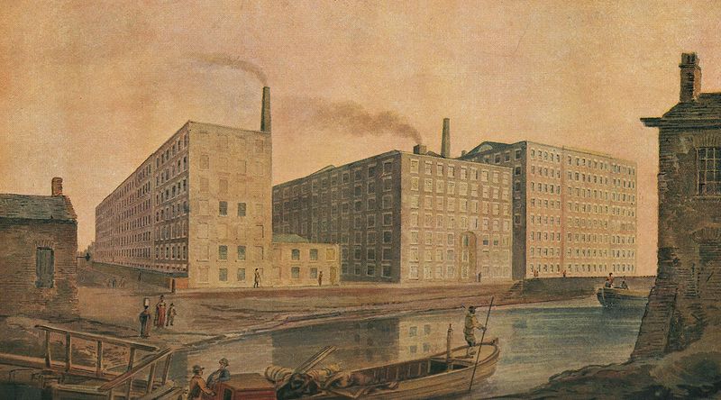 ملف:McConnel & Company mills, about 1820.jpg
