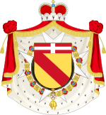 Coat of Arms of Ernest Louis, 10th Prince of Ligne.svg