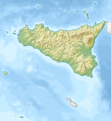 Location map Italy Sicily