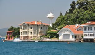 Ottoman era waterfront houses (yalı) on the Bosphorus.