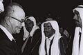 With Bedouin dignitaries, 1965