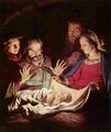 مولد المسيح بريشة جرارد ڤان هونتهورست