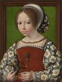 Young girl with an astronomical instrument, by Jan Gossaert, c. 1520-1540