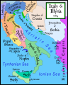 Italy and Illyria in 1084 AD