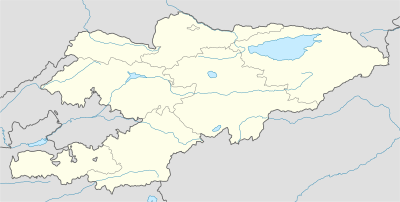 Location map Kyrgyzstan