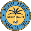 الختم الرسمي لـ ميامي بيتشي، فلوريدا