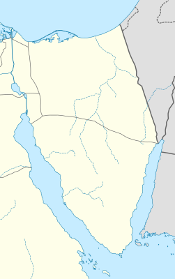 Location map Egypt Sinai