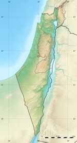 Map showing the location of Beit She'arim National Park