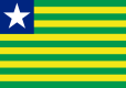 Old Piauí flag, used between July 24, 1922 and 1937 and 1946 to 2005.