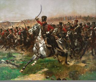 French 4th Hussars at the Battle of Friedland