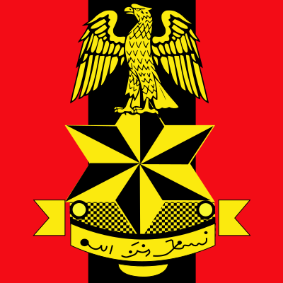ملف:Flag of the Nigerian Army Headquarters.svg