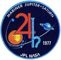 Jupiter and Saturn symbols in patch for NASA's Mariner Jupiter-Saturn mission