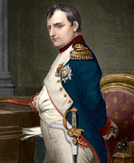 As Emperor, Napoleon always wore the Cross and Grand Eagle of the Legion of Honour.