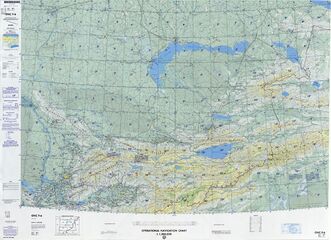 From the Operational Navigation Chart; map including Aksu (A-k'o-su) (DMA, 1985)[ب]