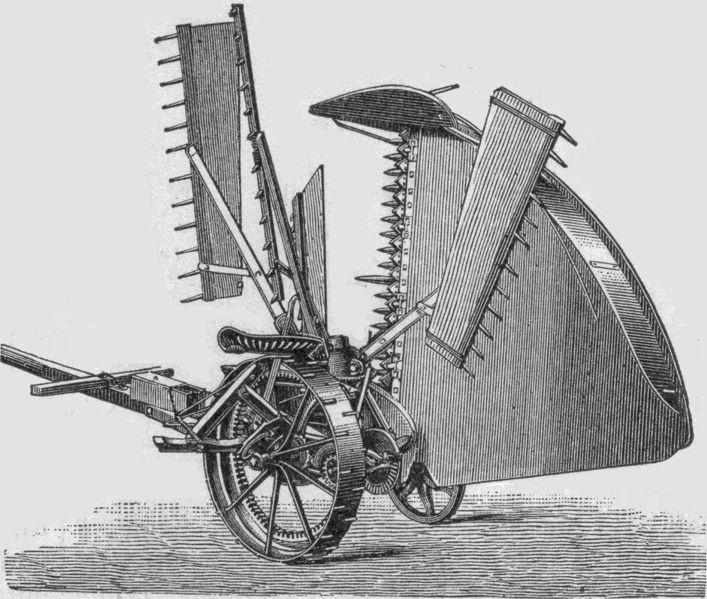 ملف:Self-rake reaper, 19th century illustration, tp.jpg